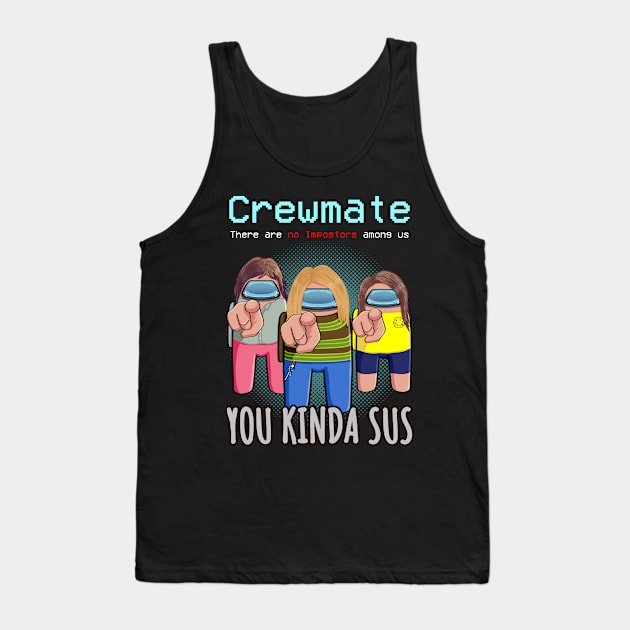 Among Us Crewmate Tank Top by Ricky Uwoow